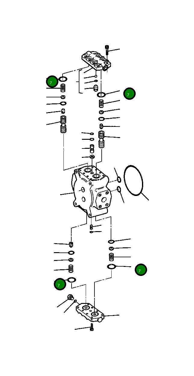Кольцо уплотнительное (O-Ring) 876 075 C1 Komatsu