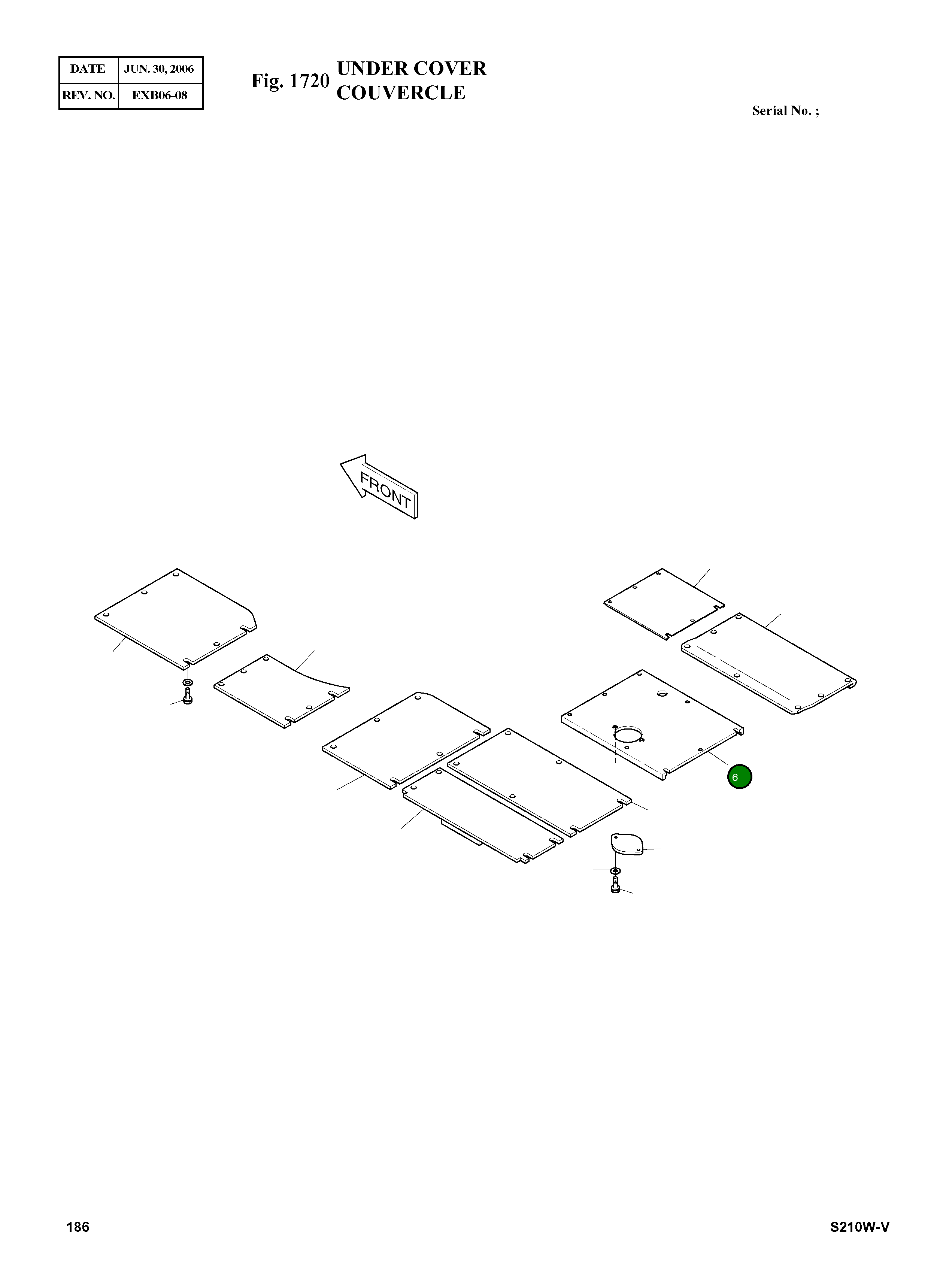 Крышка 621-02063 Komatsu