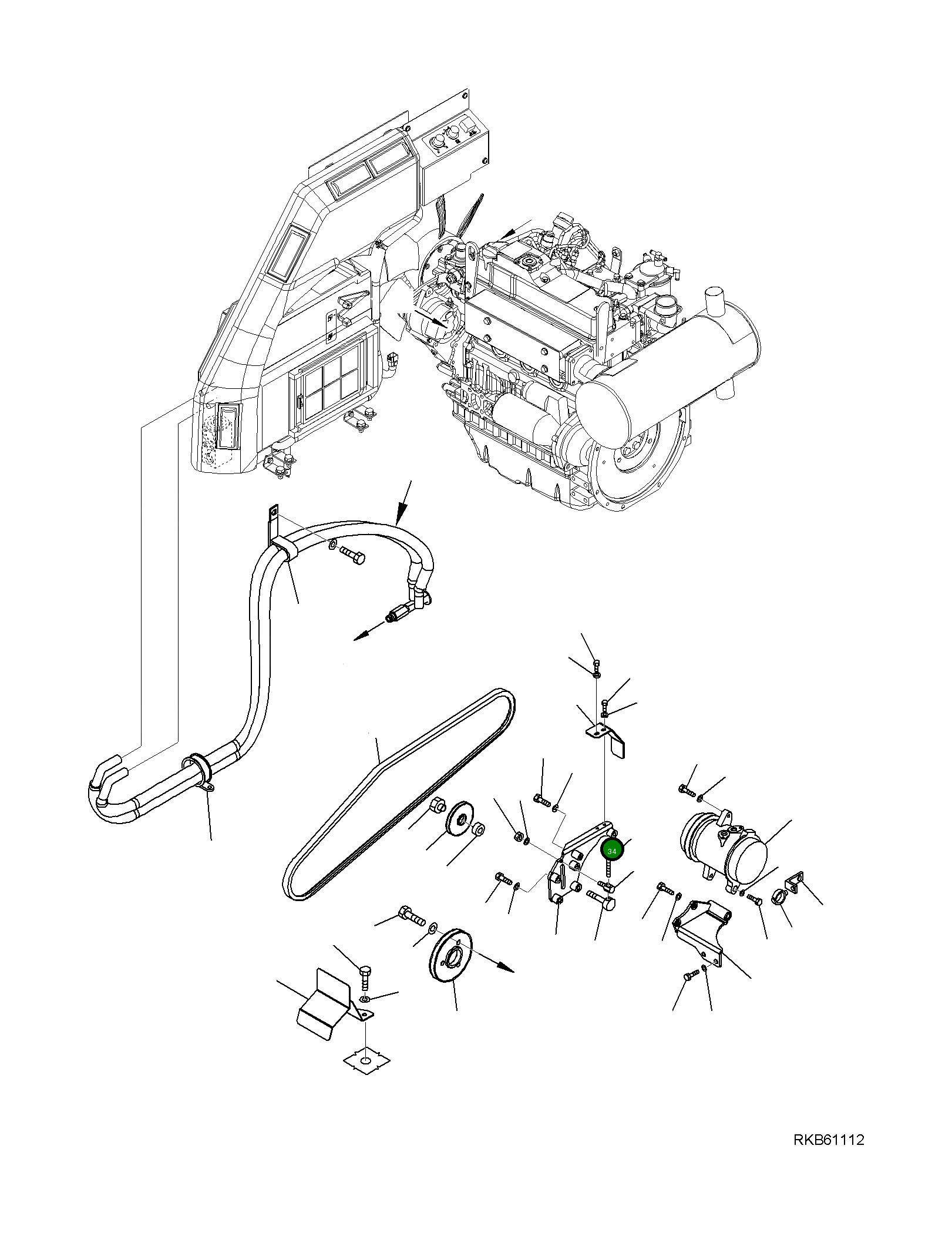 Болт 01016-50885 Komatsu
