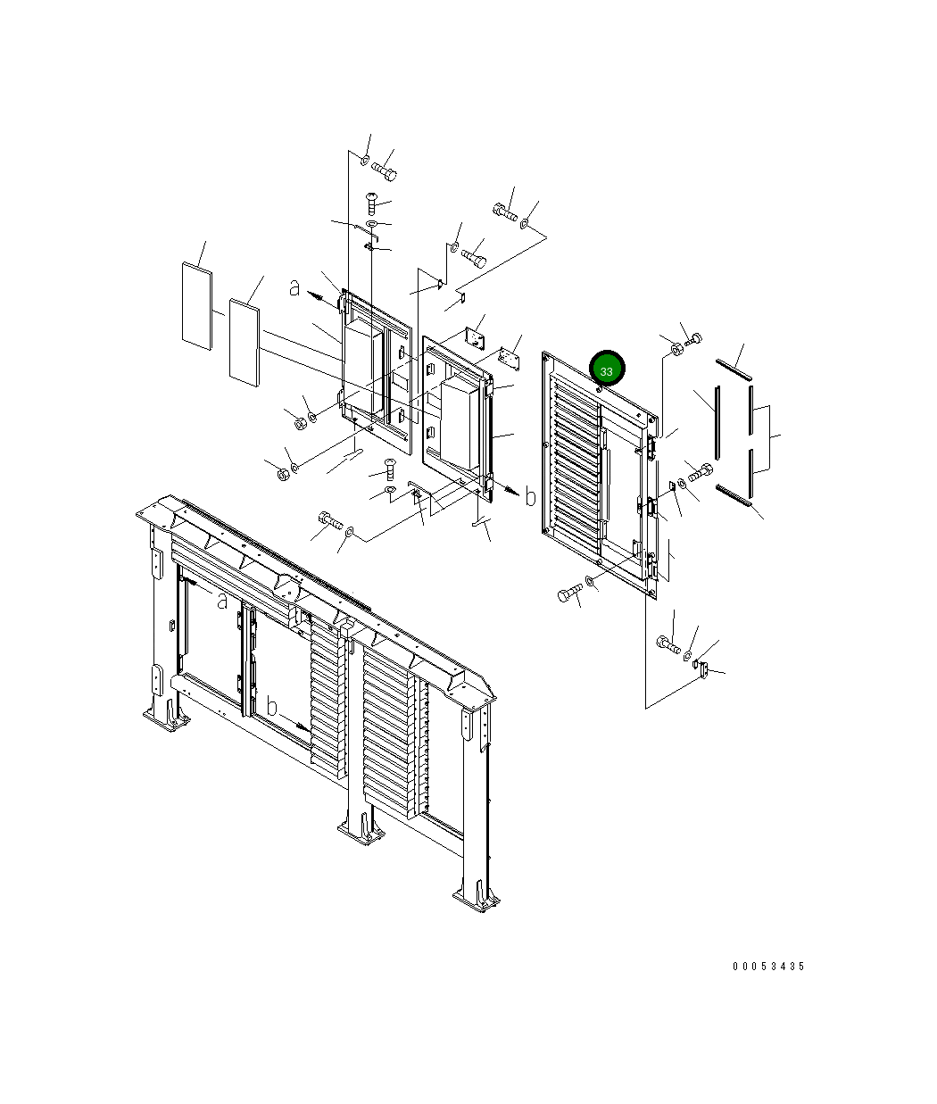 Крышка 21T-54-31331 Komatsu
