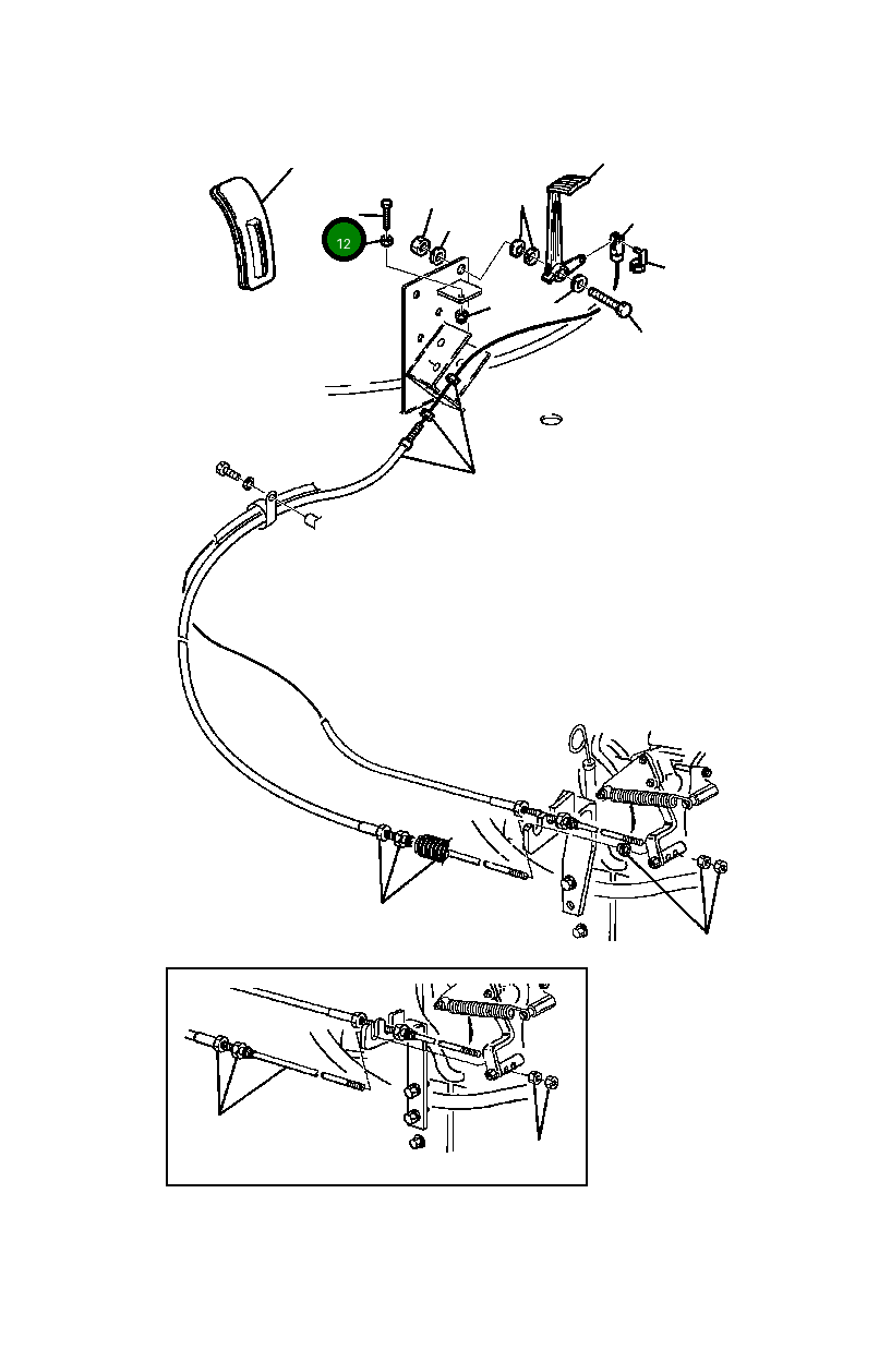 Болт 801014067  Komatsu