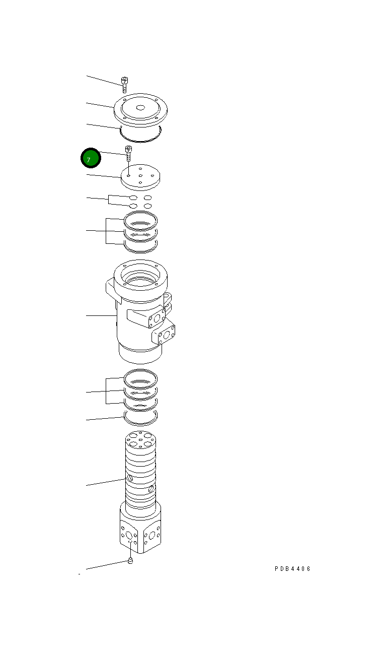 Болт 207-62-K3180 Komatsu
