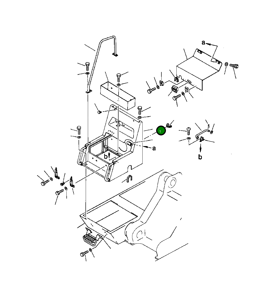 Крышка 209-54-53712  Komatsu