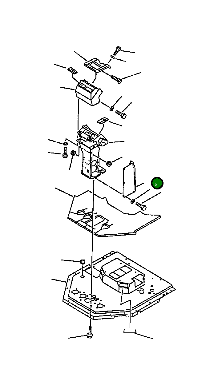Крышка 426-54-A2150  Komatsu