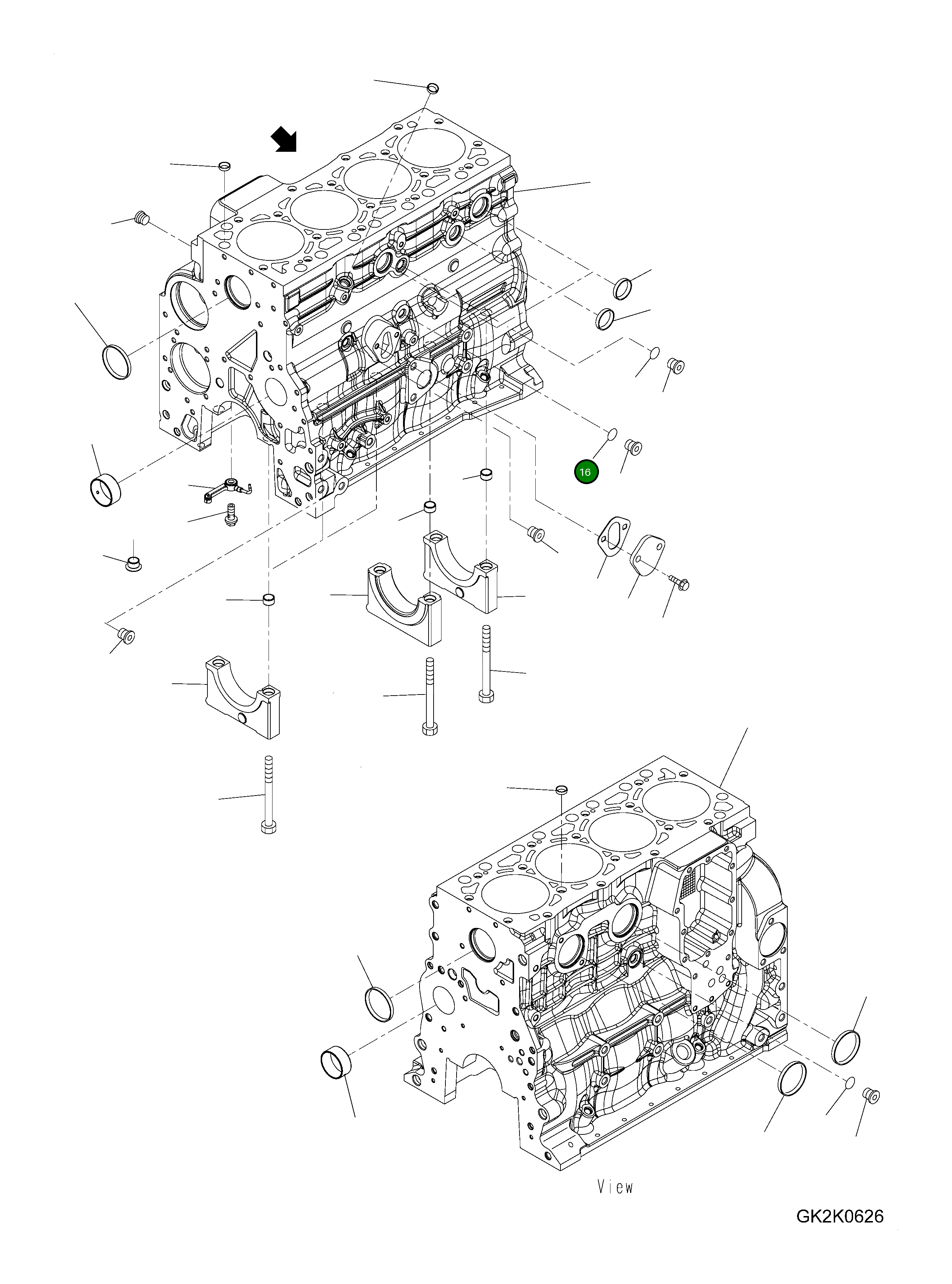 Кольцо уплотнительное (O-Ring) 6735-21-1970 Komatsu