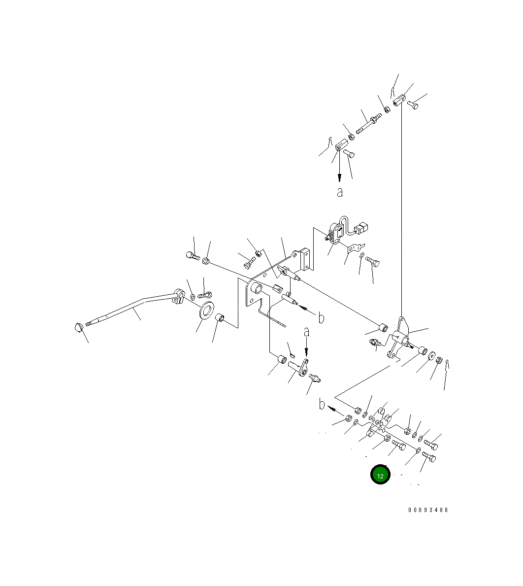 Болт 14X-43-31350 Komatsu