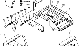 Крышка 124-54-23281 Komatsu
