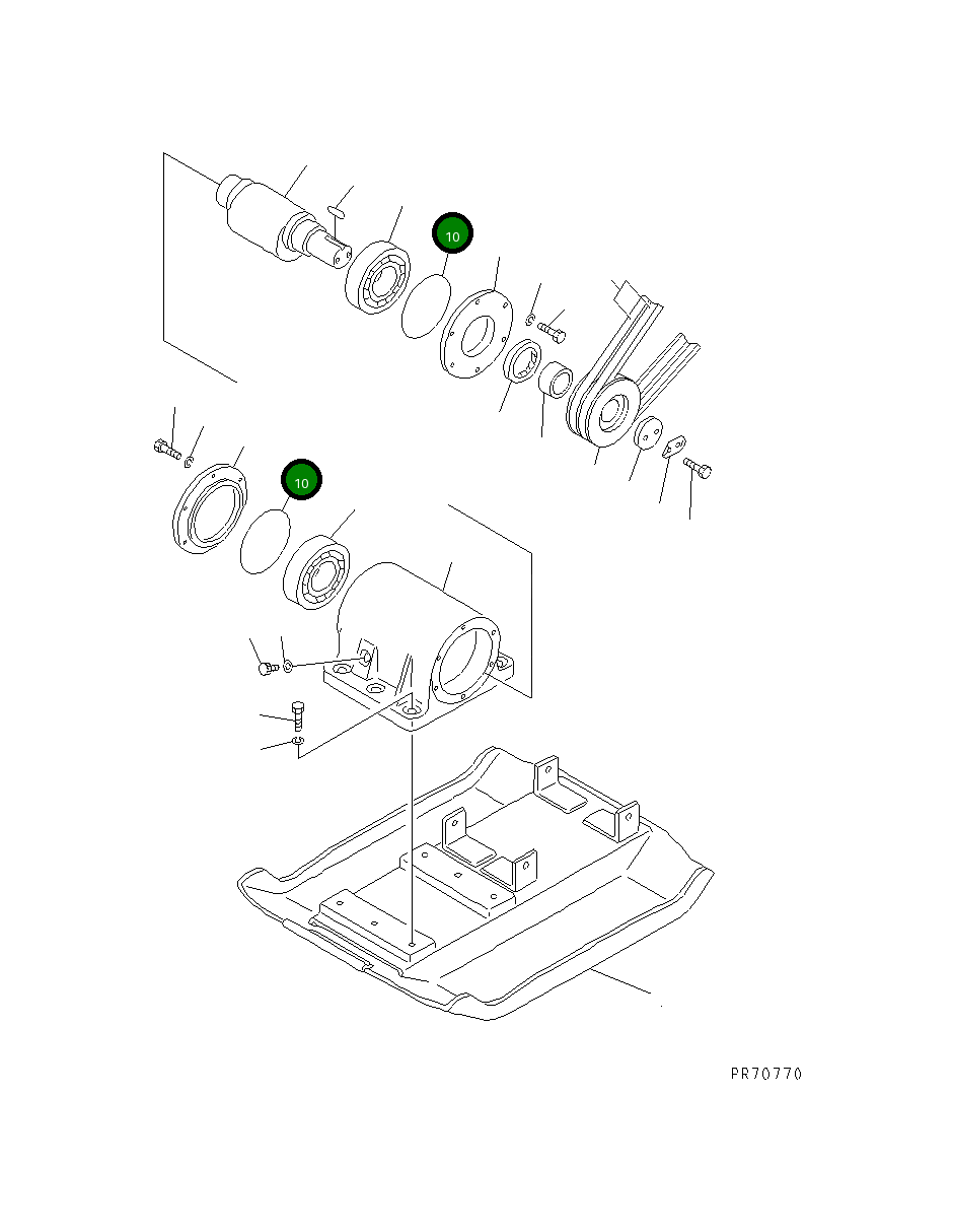 Кольцо уплотнительное (O-Ring) 26991-21-862 Komatsu
