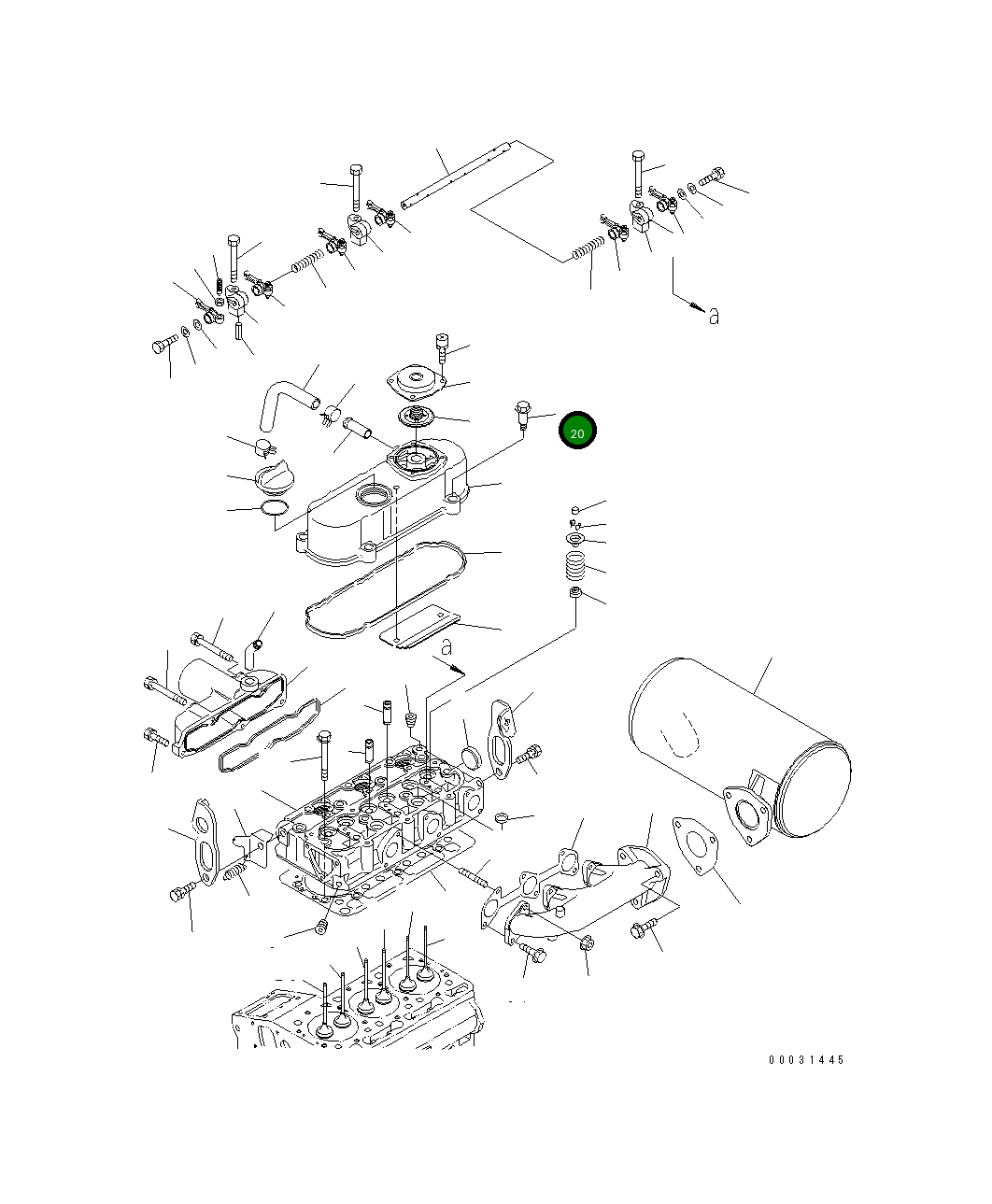 Болт 460-136 Komatsu