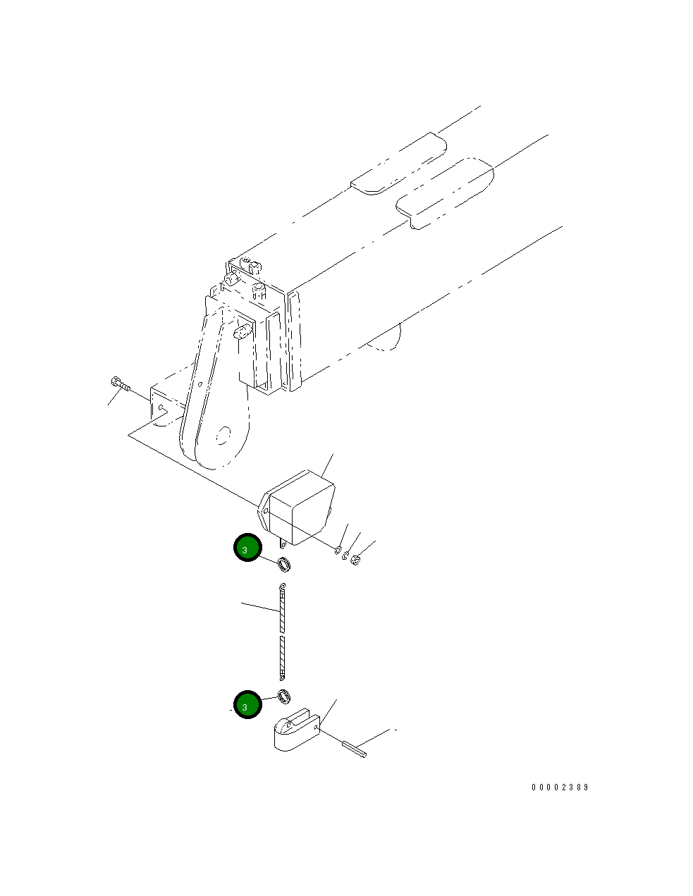 Кольцо MHS511-P000802 Komatsu