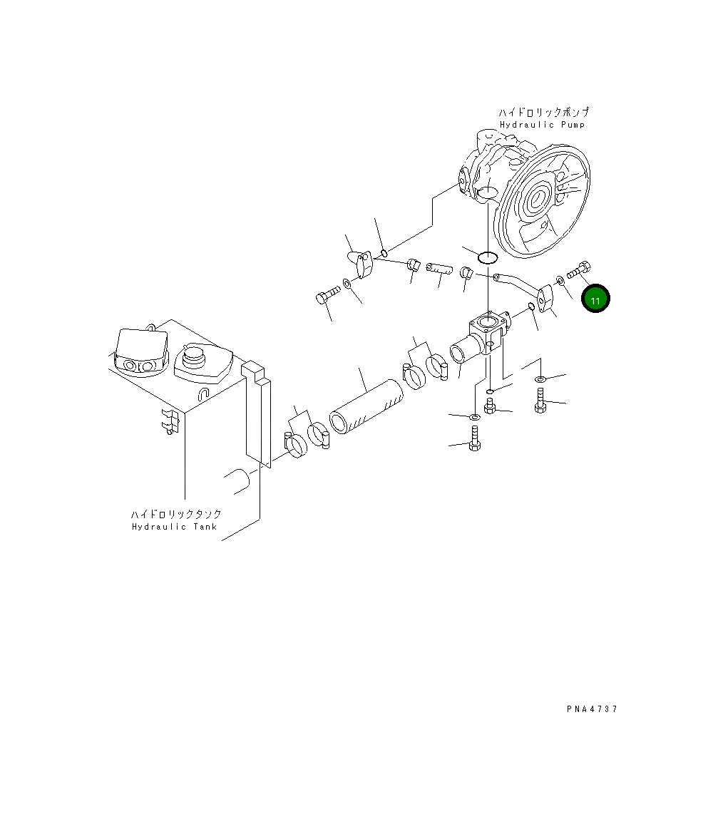 Болт 01010-81060 Komatsu