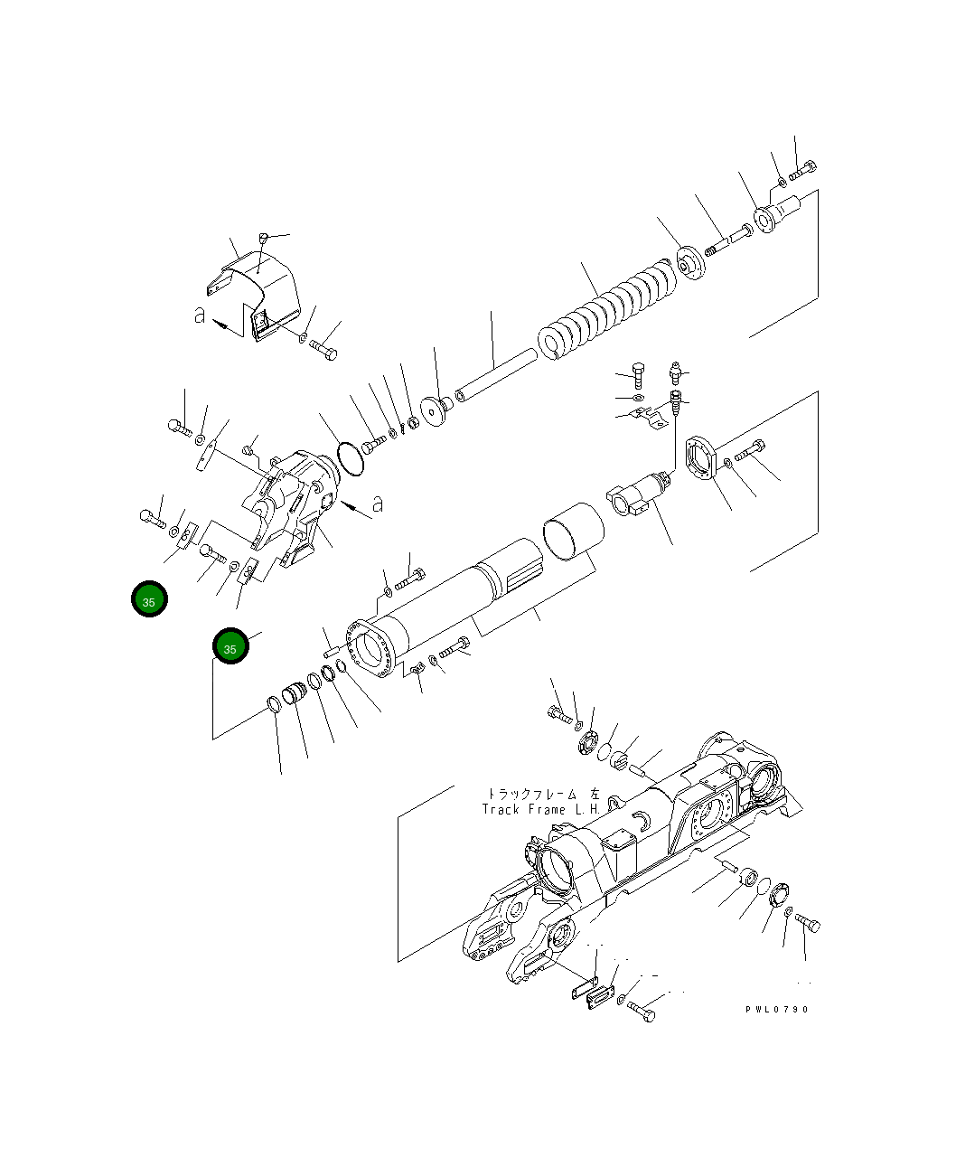 Крышка 195-30-64172 Komatsu