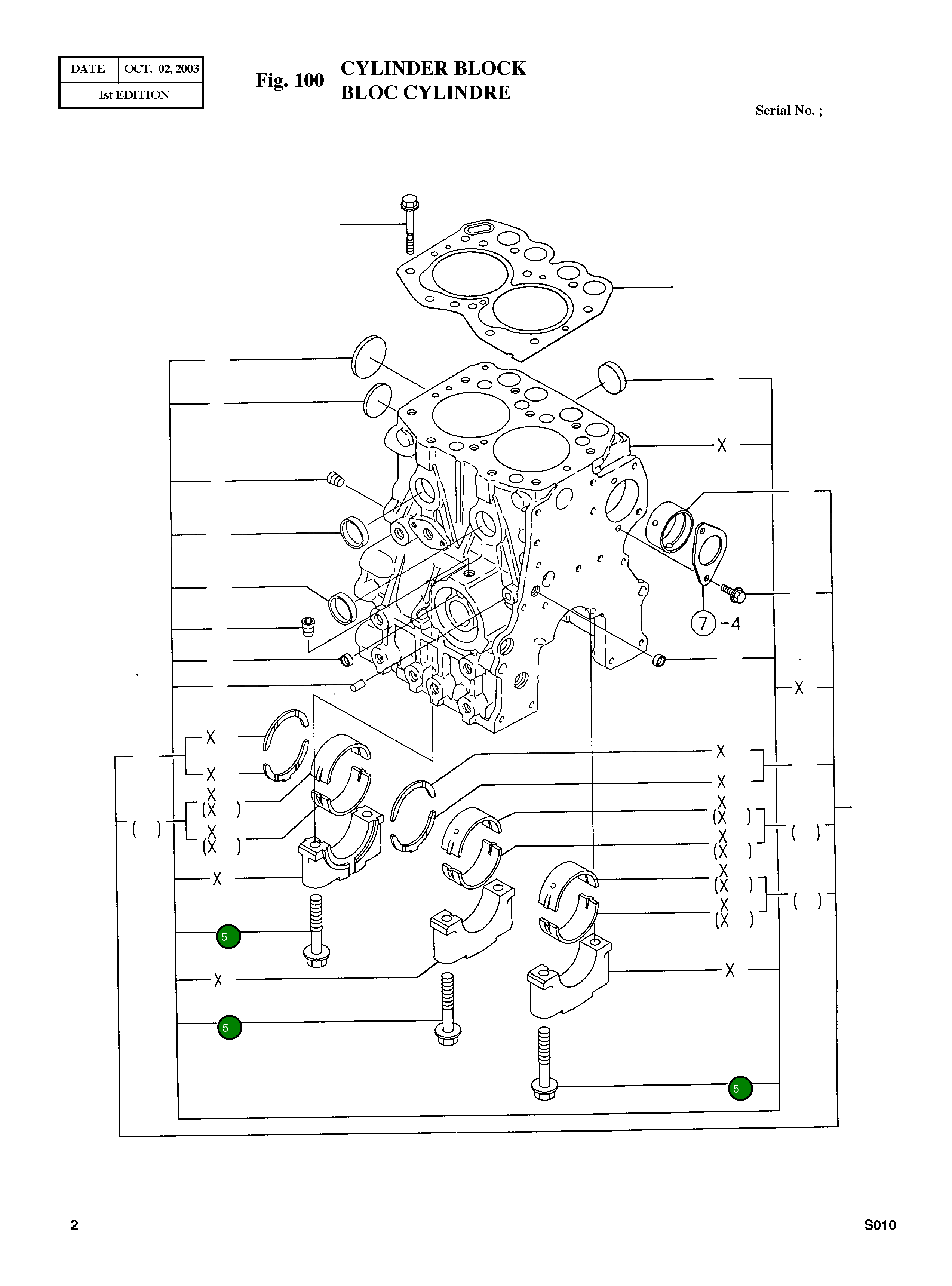 Болт 119260-02020 Komatsu