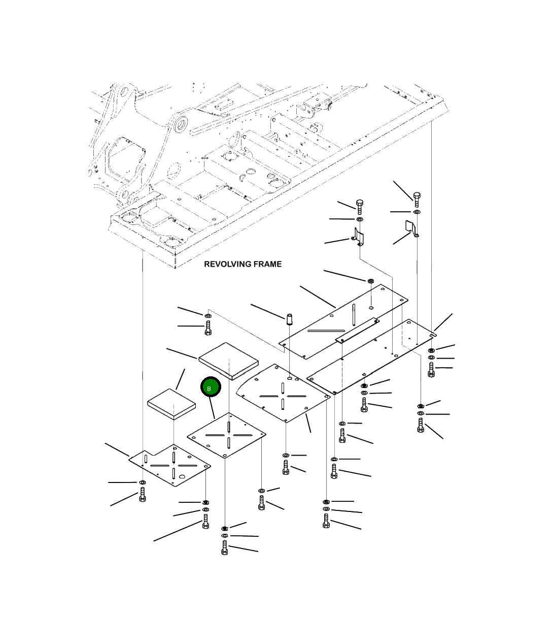 Крышка 207-54-43111 Komatsu
