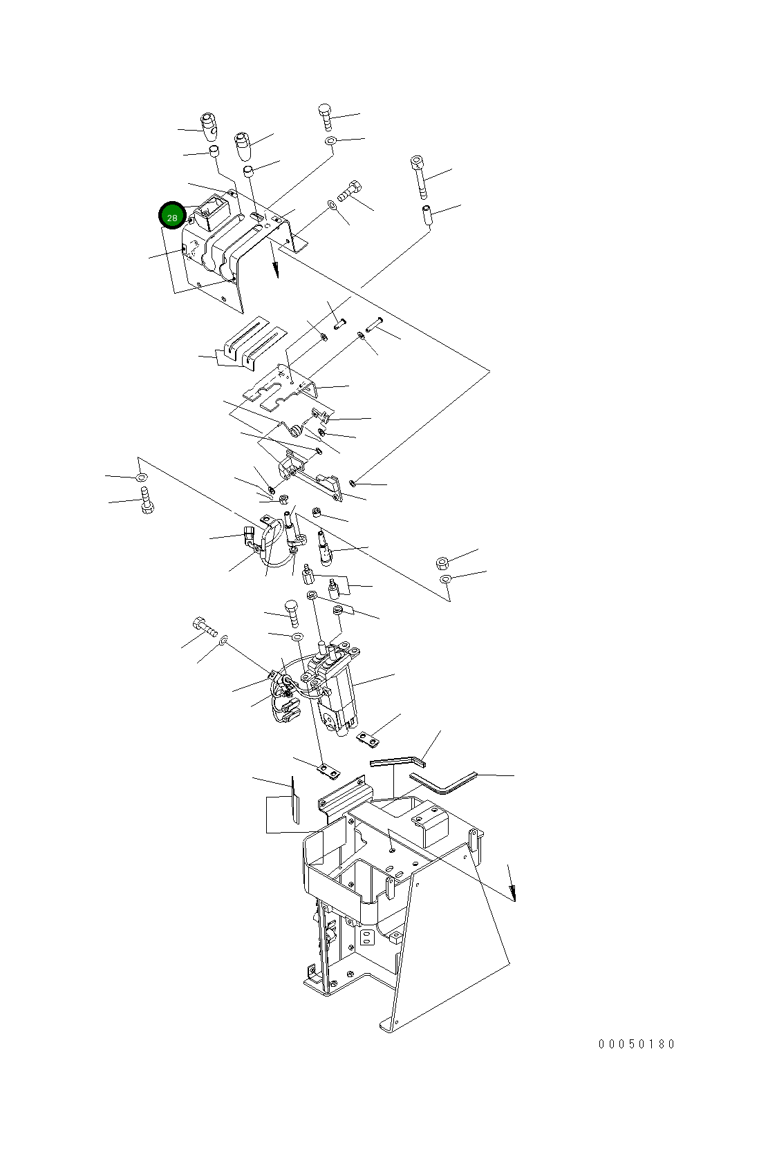 Крышка 421-43-48180 Komatsu