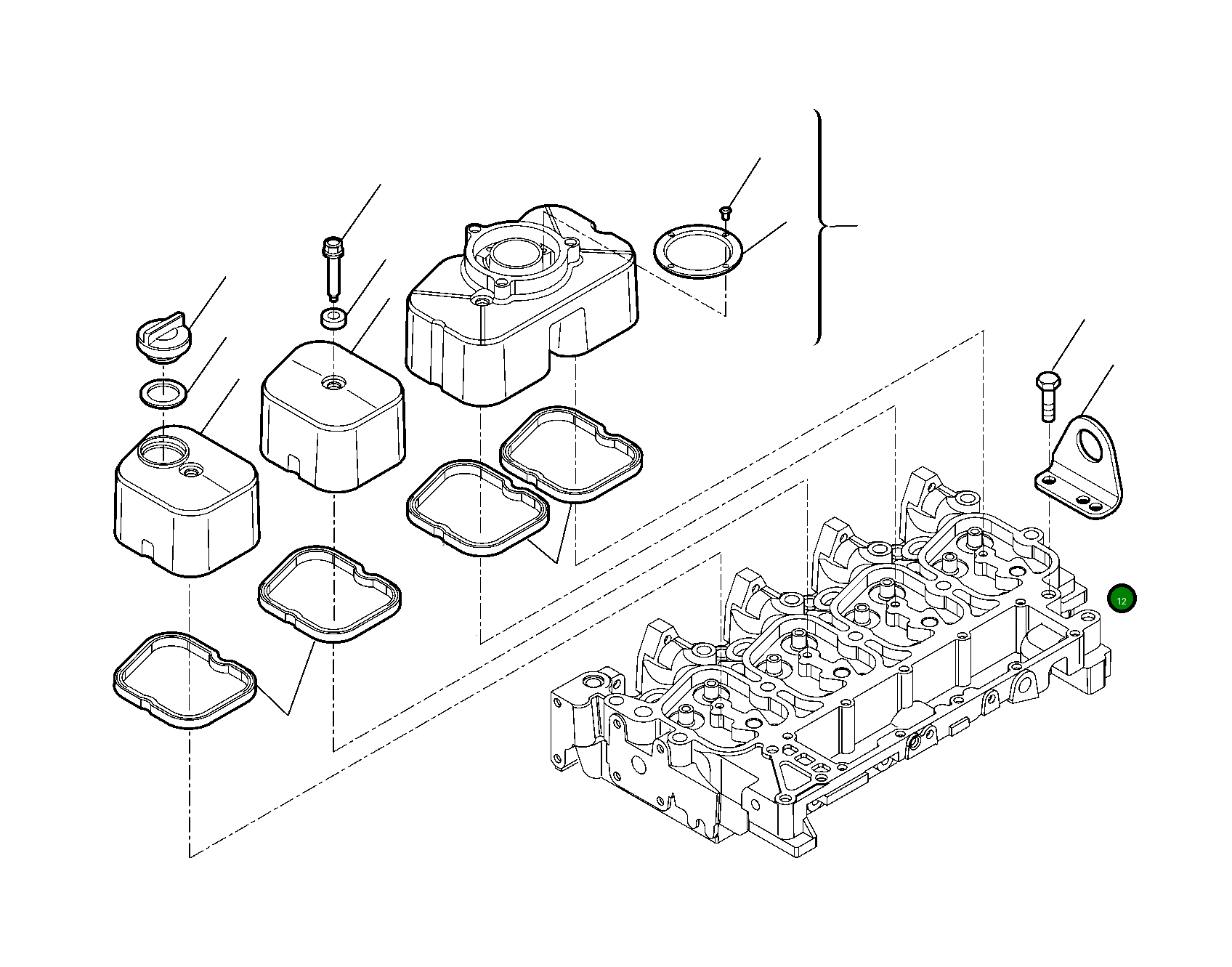 Болт EA4899073 Komatsu