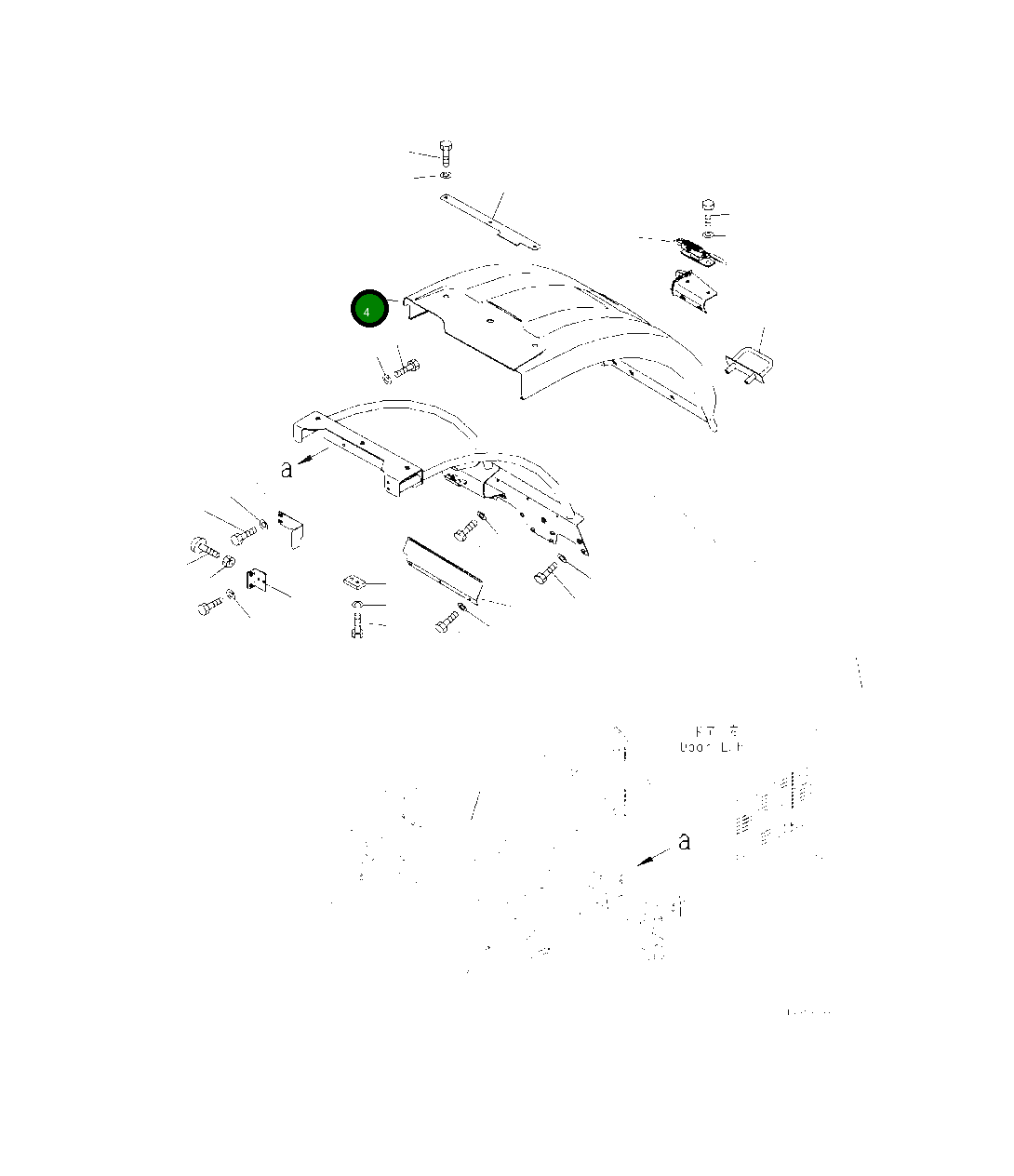 Крышка 423-54-66571 Komatsu
