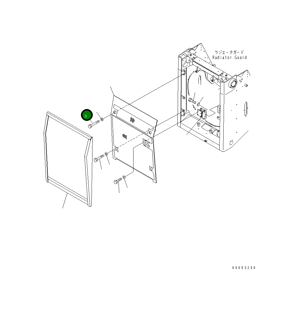 Болт 17A-54-29660 Komatsu