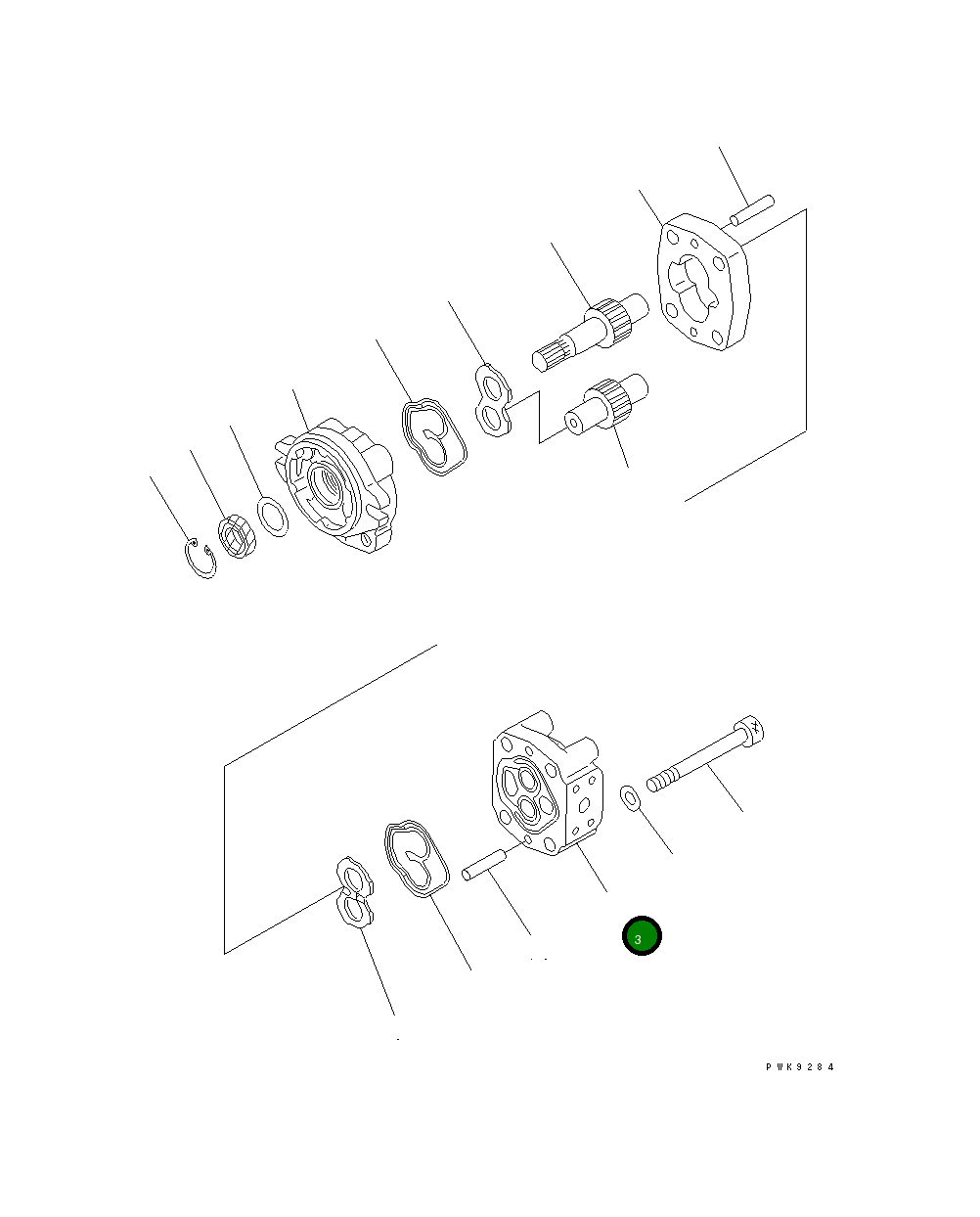 Крышка 705-40-80111 Komatsu