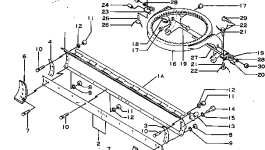 Направляющая отвала в сборе 233-70-00010 Komatsu