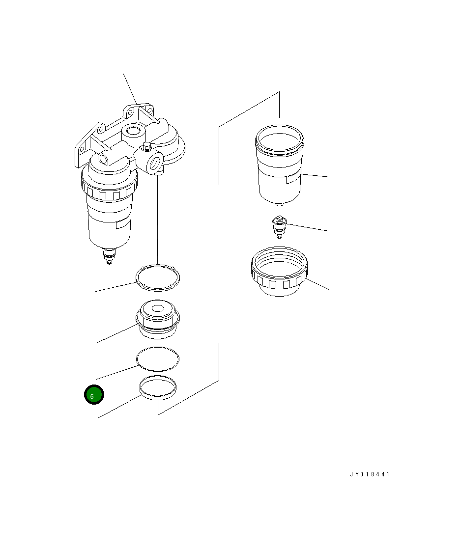 Кольцо уплотнительное (O-Ring) 600-311-9360 Komatsu