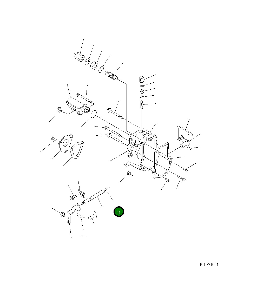 Кольцо уплотнительное (O-Ring) YM24341-000070 Komatsu