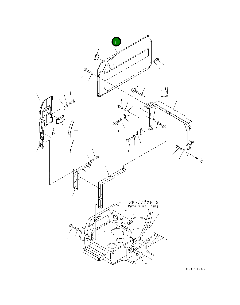 Крышка 22U-54-85193 Komatsu