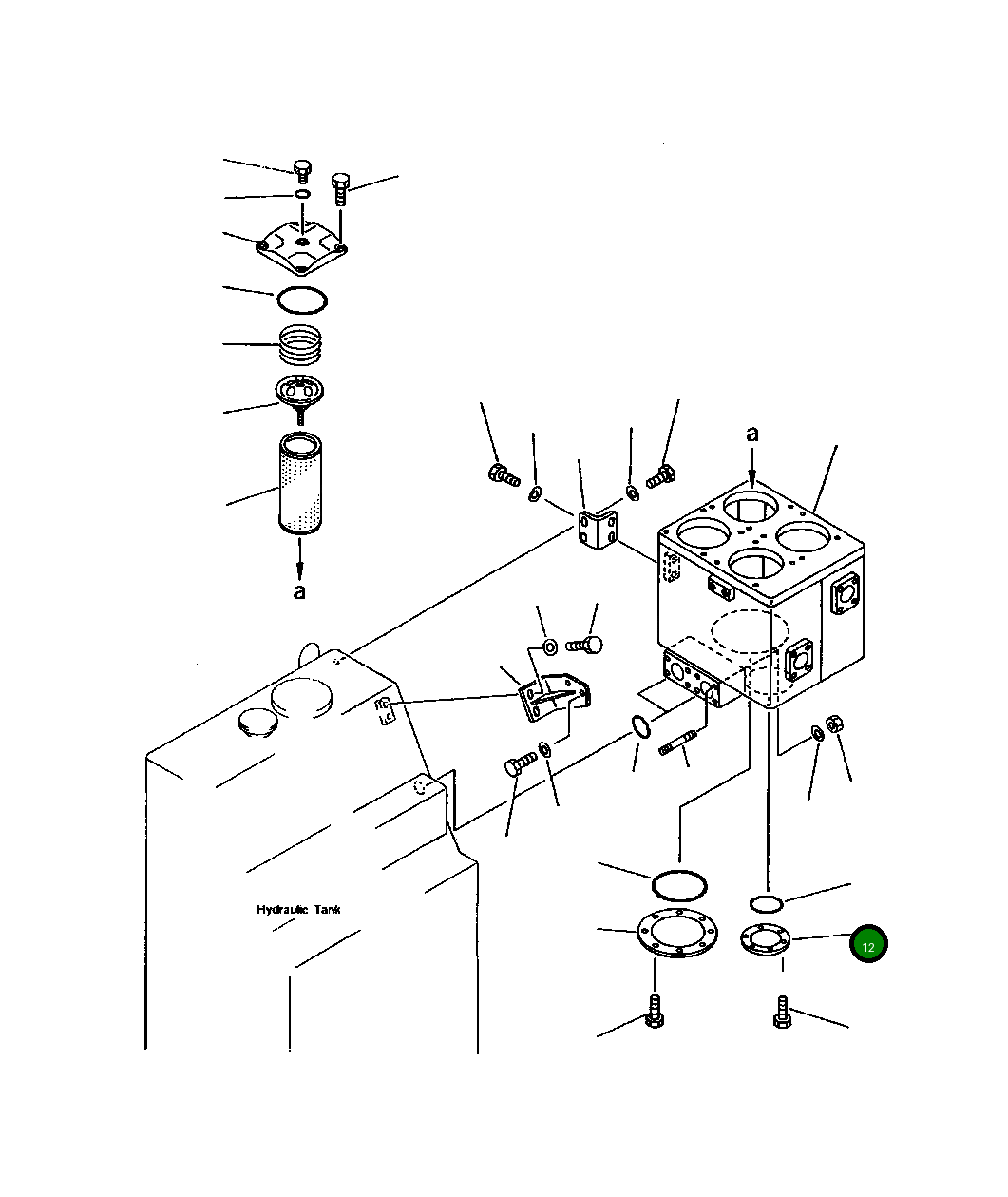 Крышка 427-60-15290 Komatsu