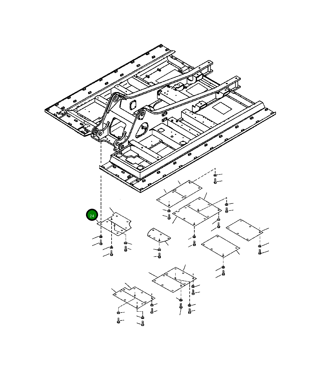 Крышка 207-54-A1570 Komatsu