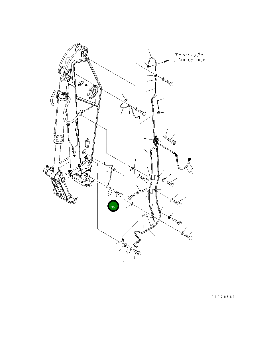 Болт 207-70-K4310 Komatsu
