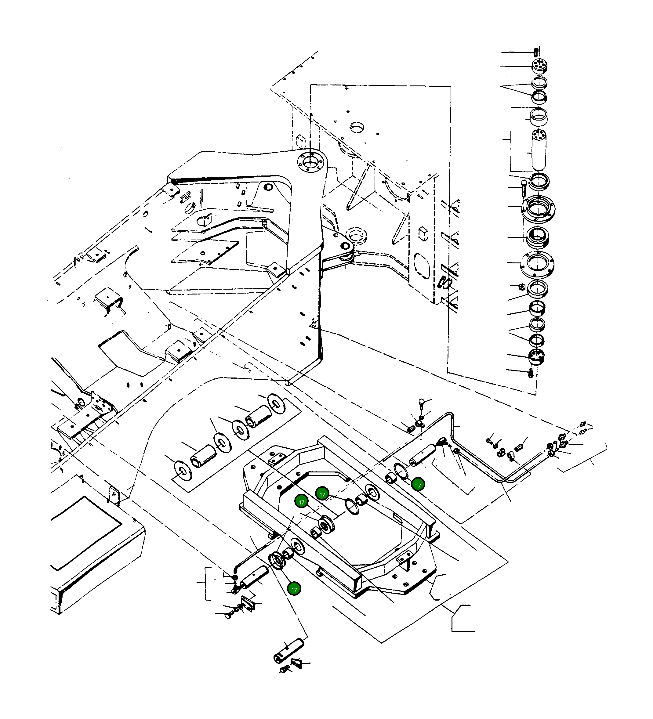 Кольцо уплотнительное (O-Ring) 1444818X1  Komatsu