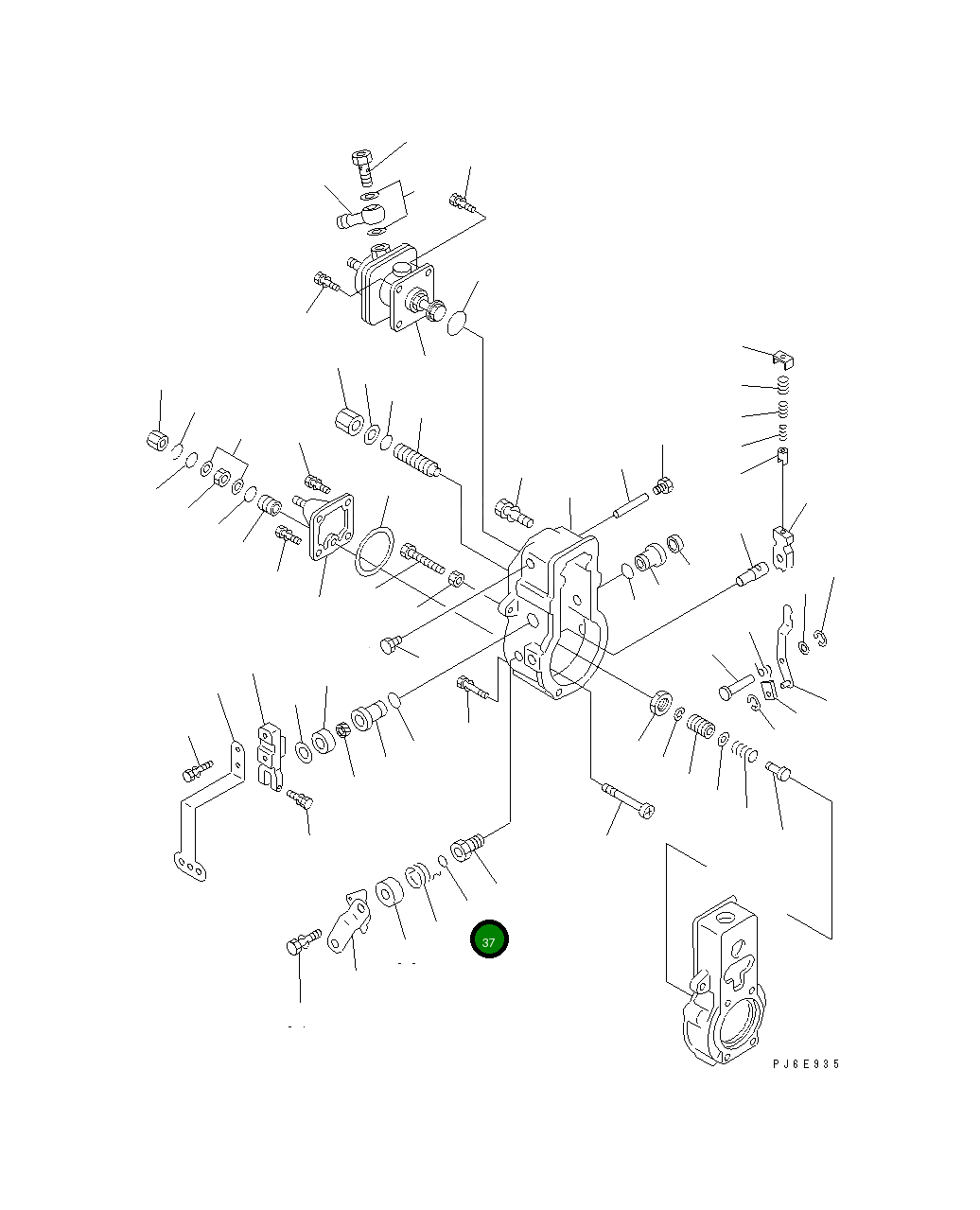 Кольцо уплотнительное (O-Ring) ND949140-6170  Komatsu