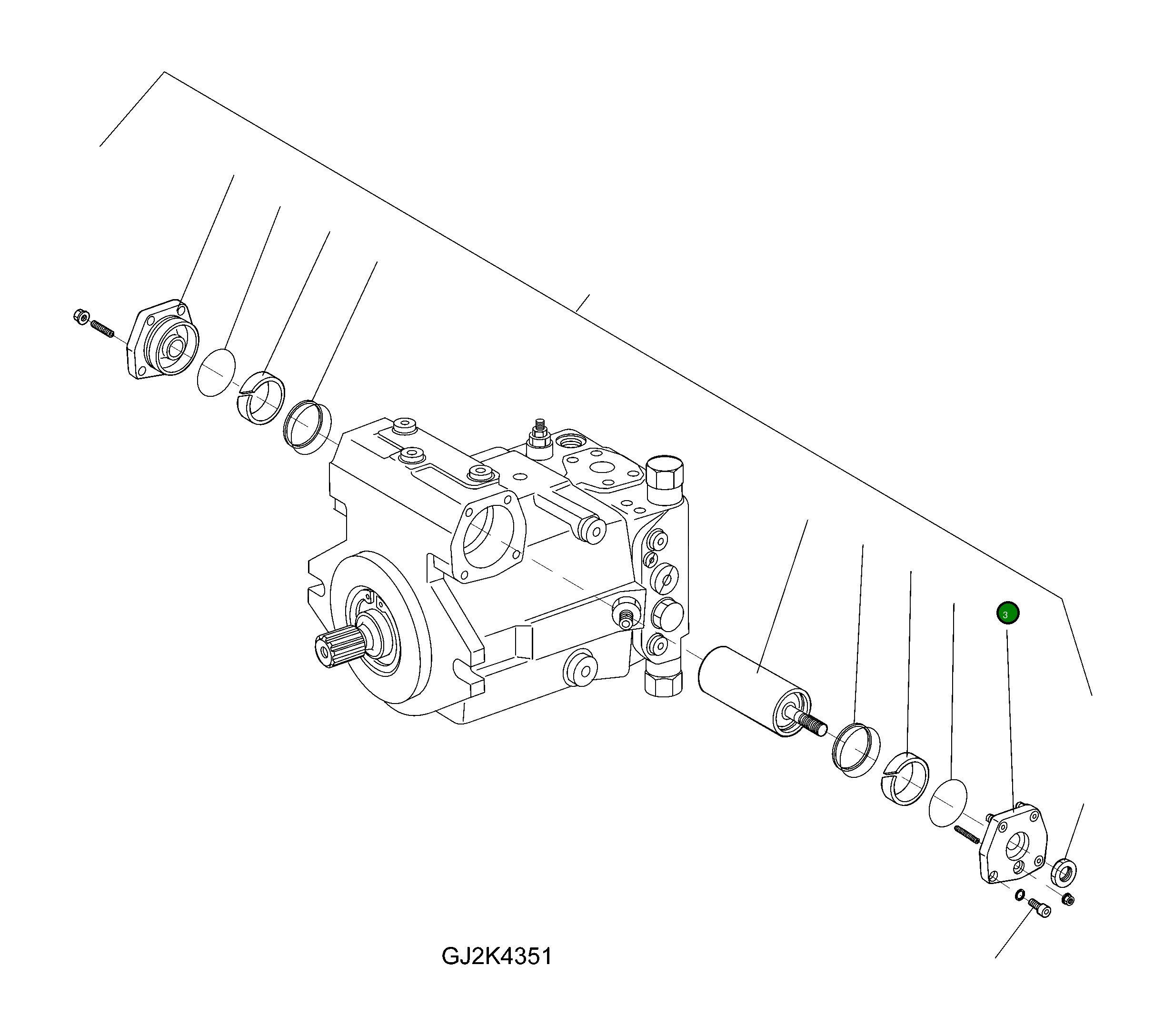 Крышка 42U-17-H0P88 Komatsu