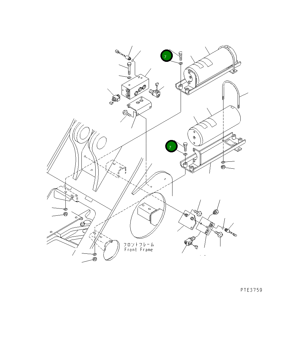 Болт 01010-51270 Komatsu