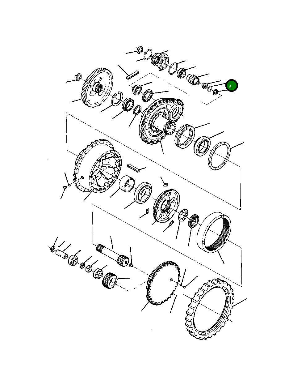 Кольцо уплотнительное (O-Ring) 730 753 C1 Komatsu