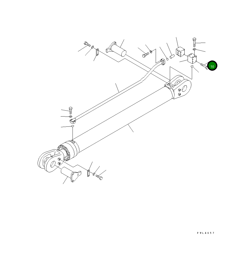 Болт DM50462398 Komatsu