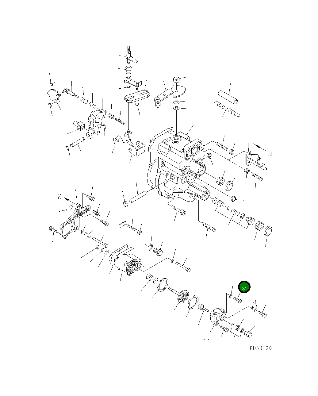 Болт DK139006-7000 Komatsu