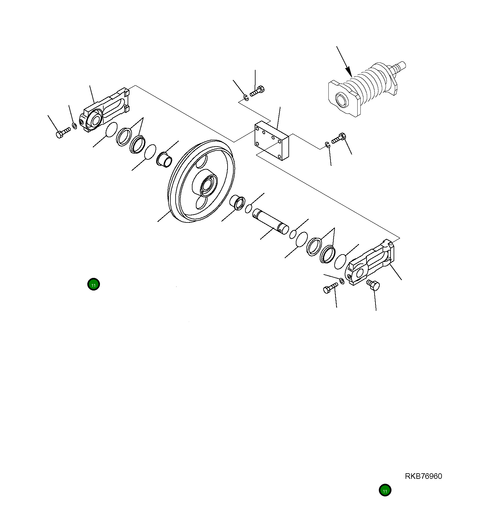 Болт 22L-09-R1YT20 Komatsu