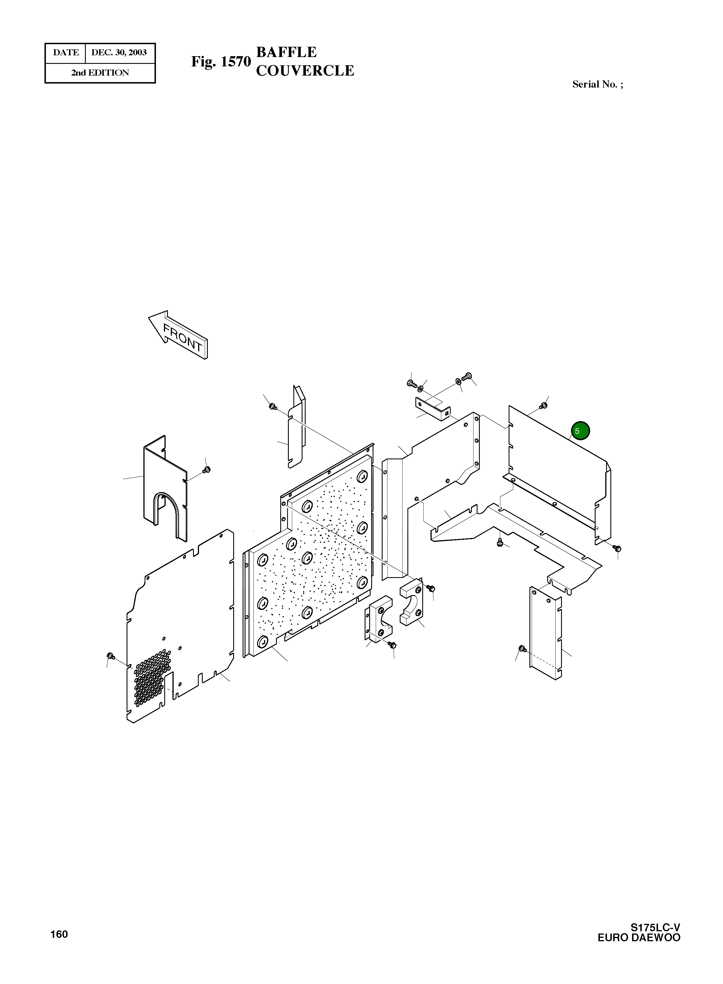 Крышка 464-00089 Komatsu