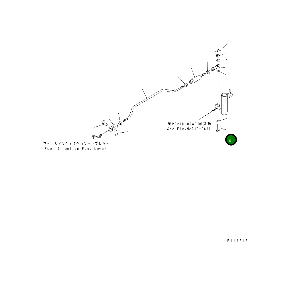 Болт 01012-51050 Komatsu