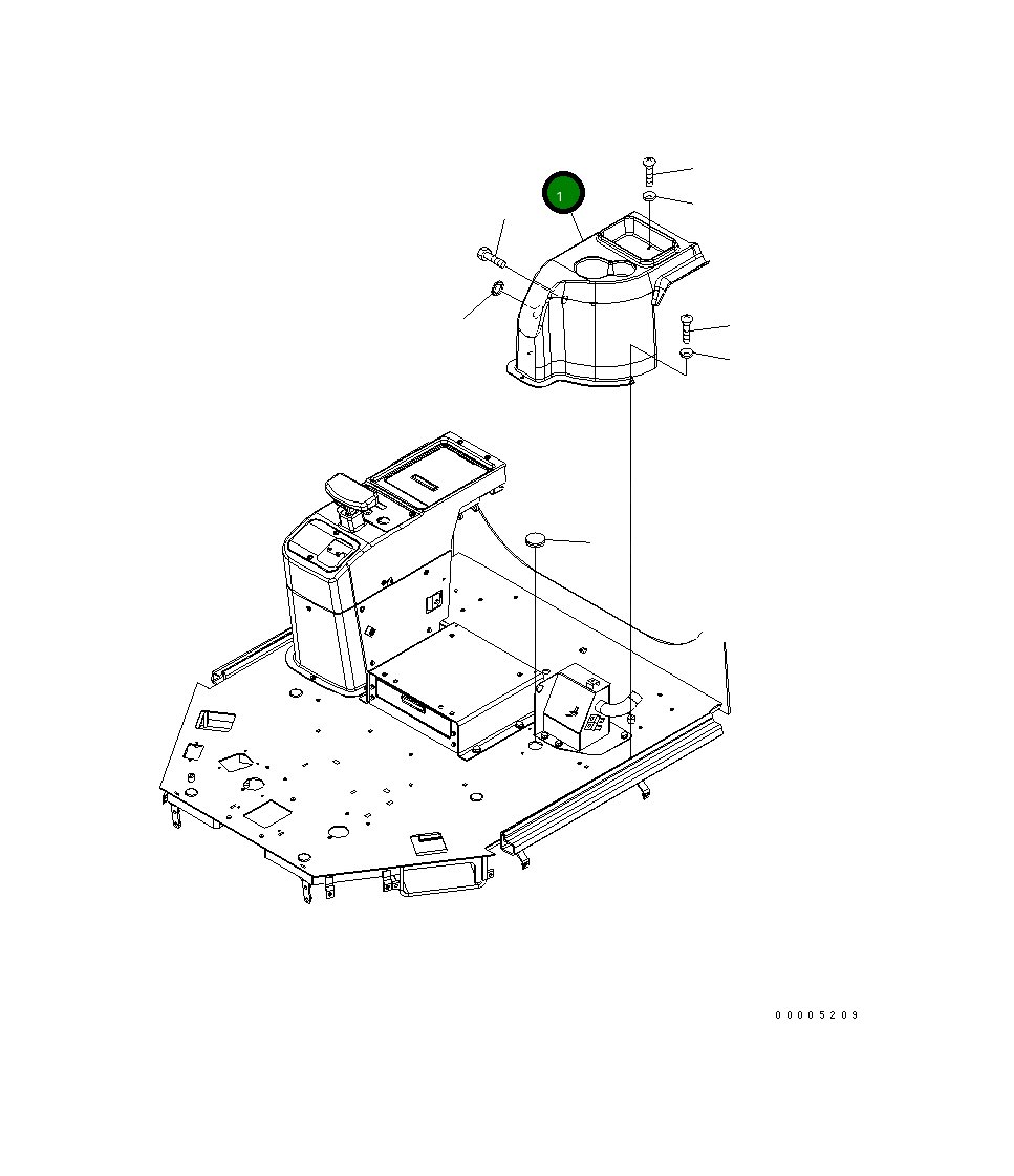 Крышка 418-54-32912 Komatsu