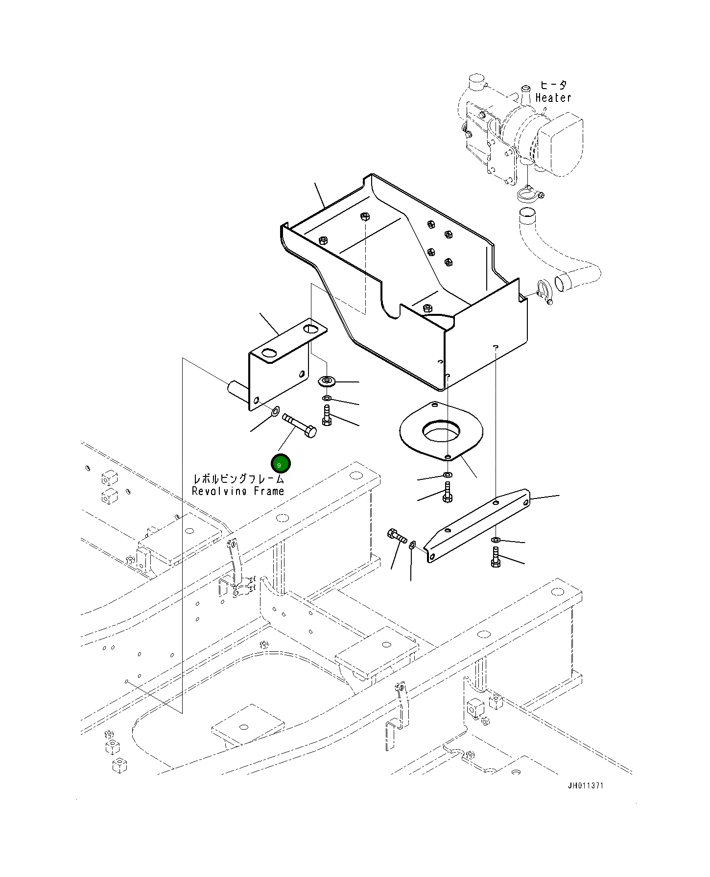 Болт 0101181210 Komatsu