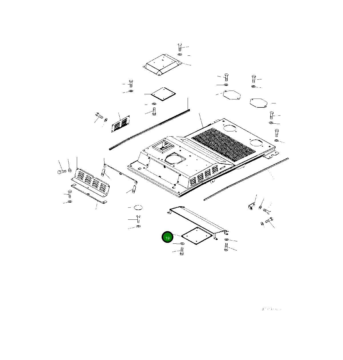 Крышка 423-54-62811 Komatsu