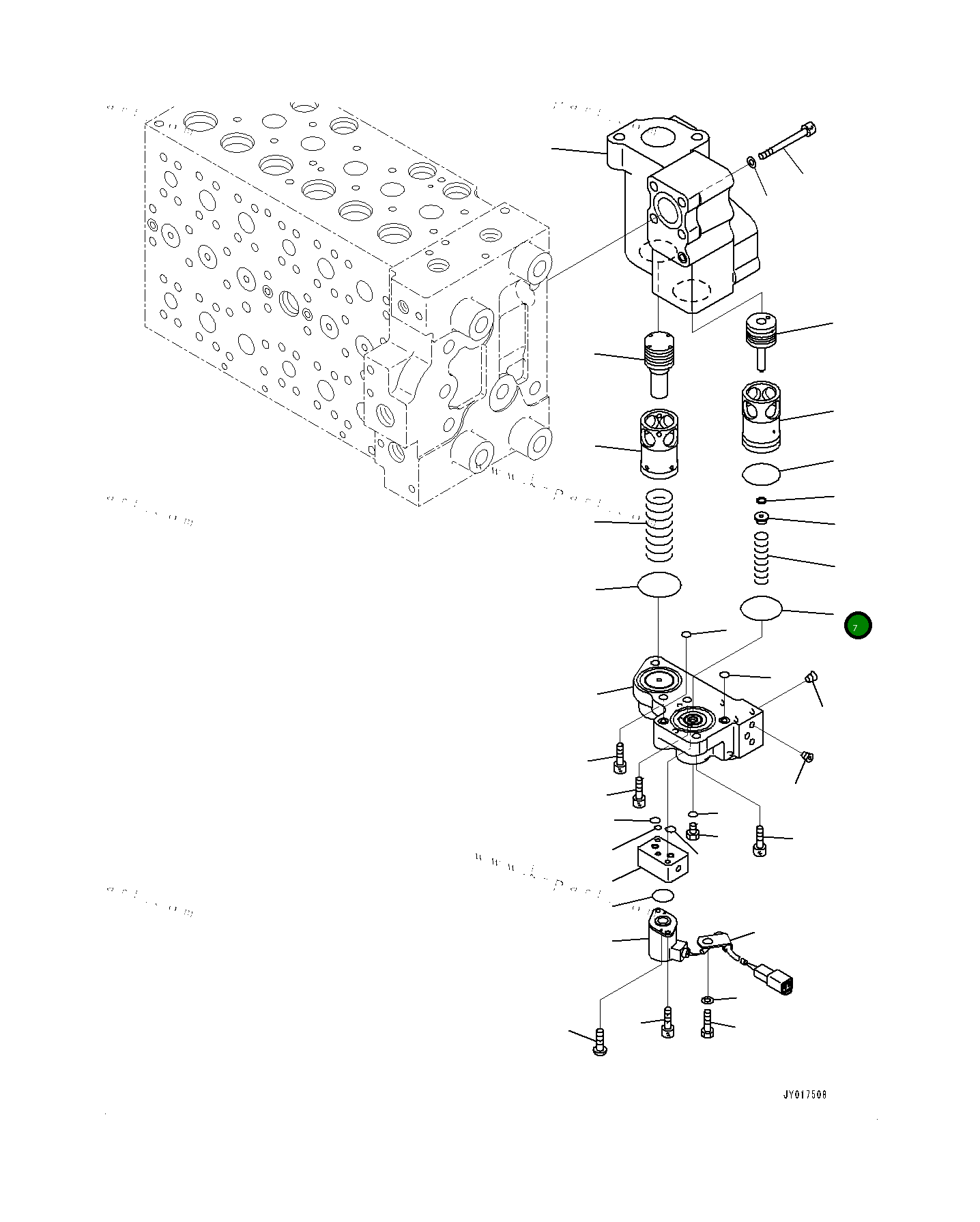 Кольцо уплотнительное (O-Ring) 7234087170 Komatsu