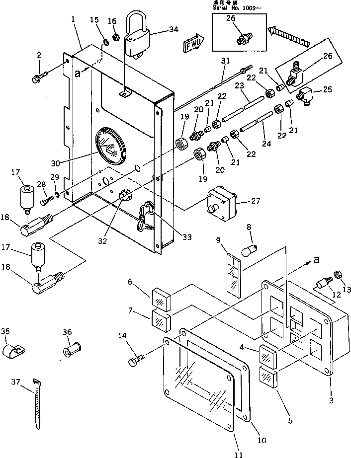 Болт M711145051050  Komatsu