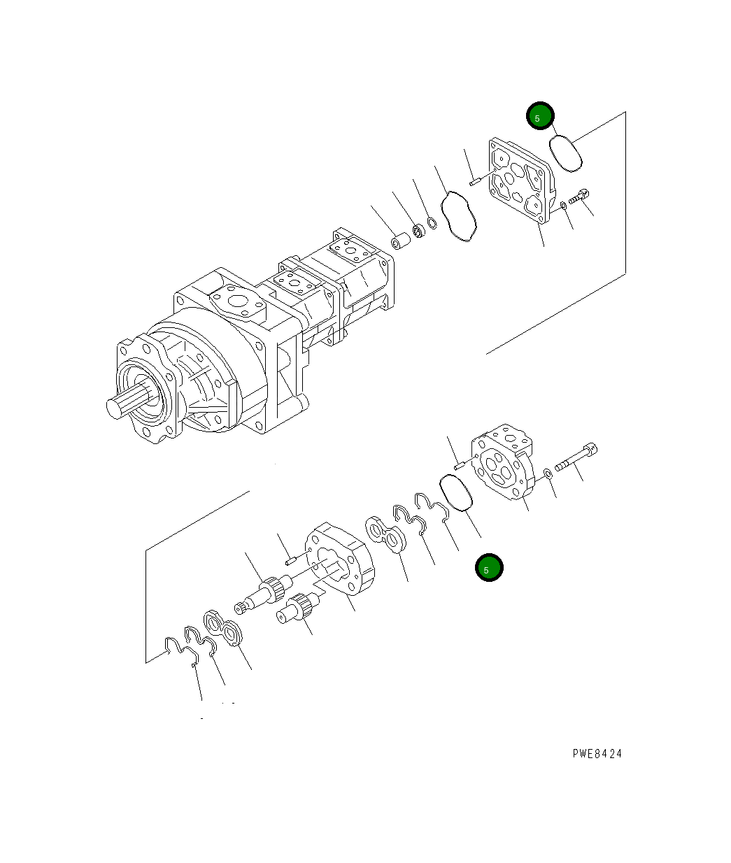Кольцо уплотнительное (O-Ring) 705-17-01380 Komatsu