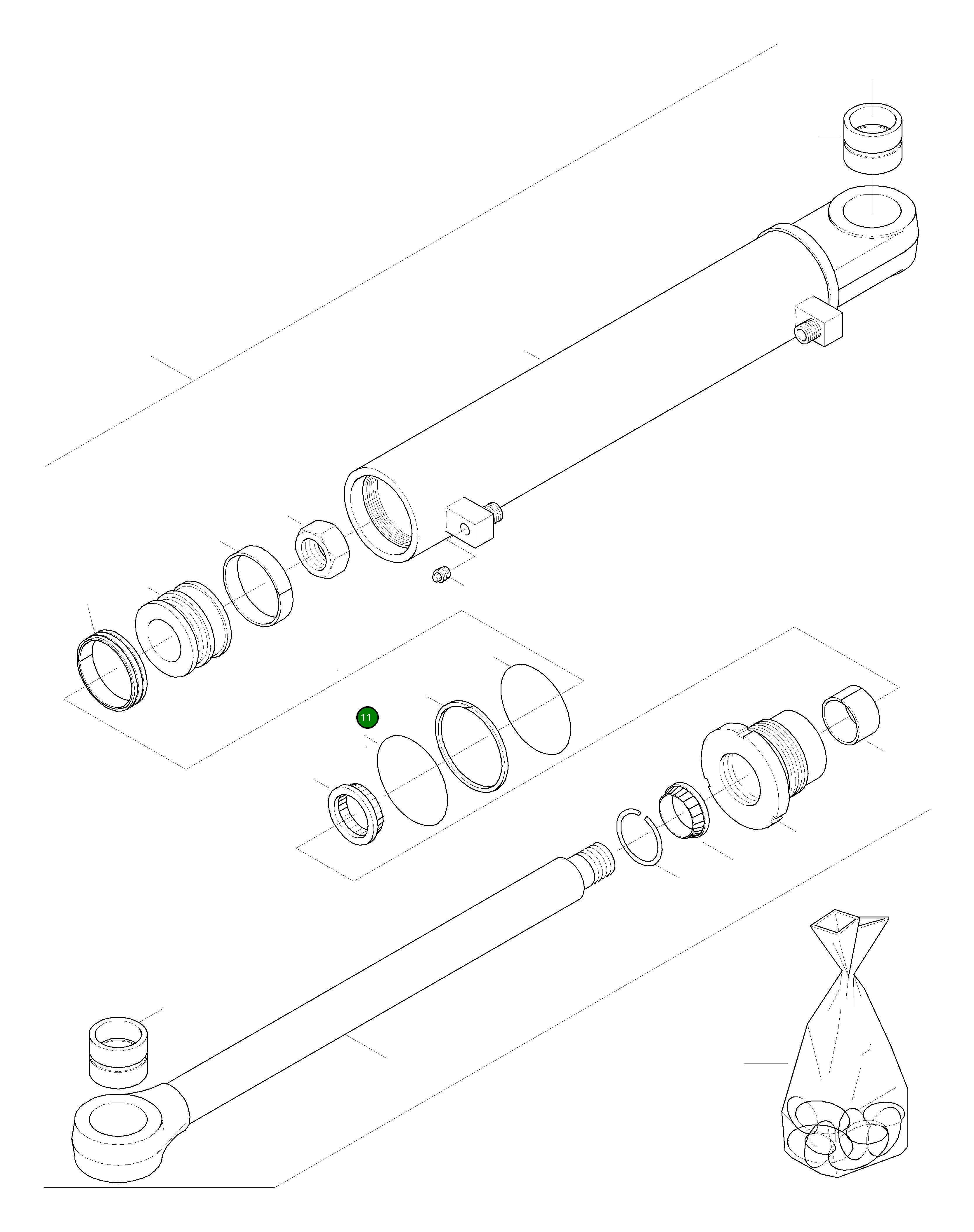 Кольцо уплотнительное (O-Ring) 419-09-H2200 Komatsu