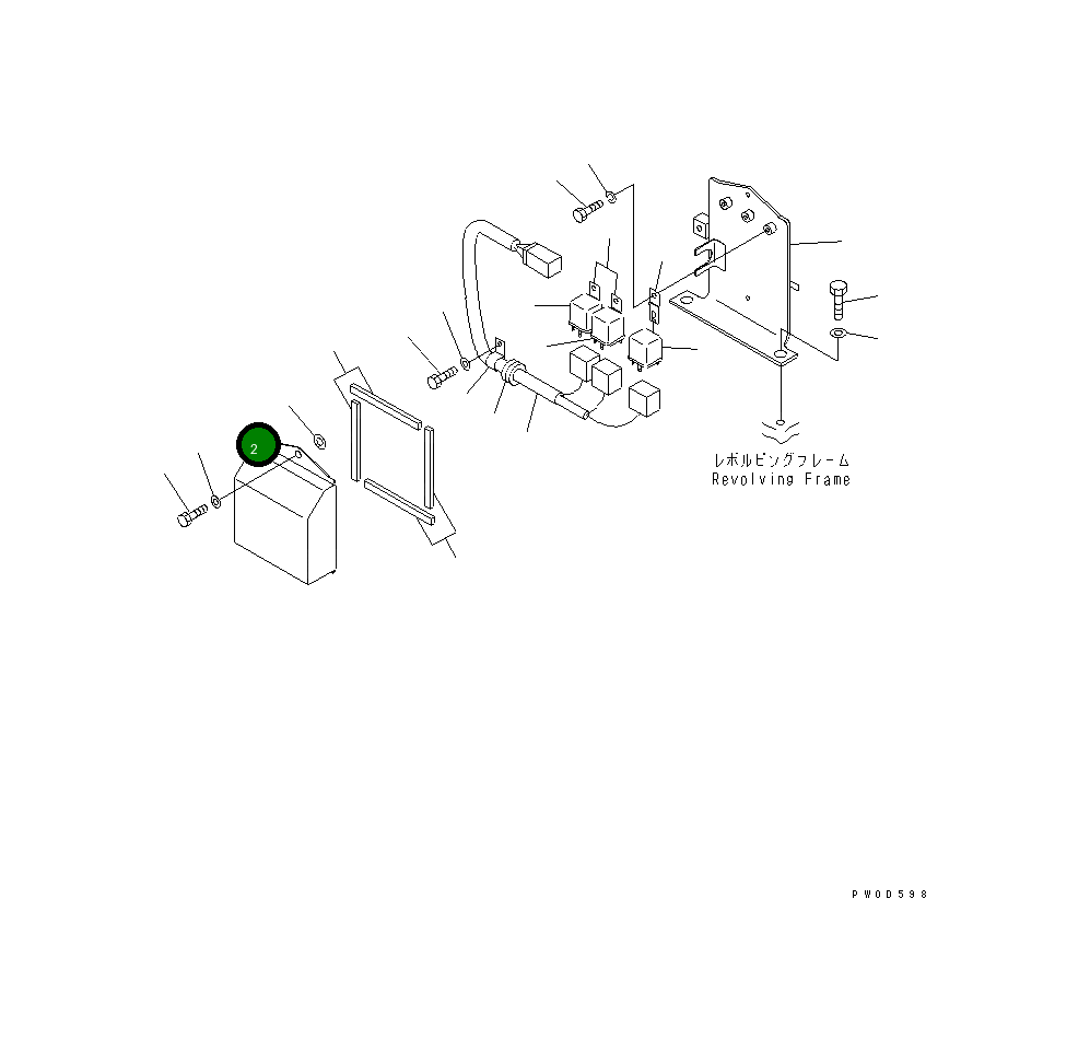 Крышка 22B-06-13231 Komatsu