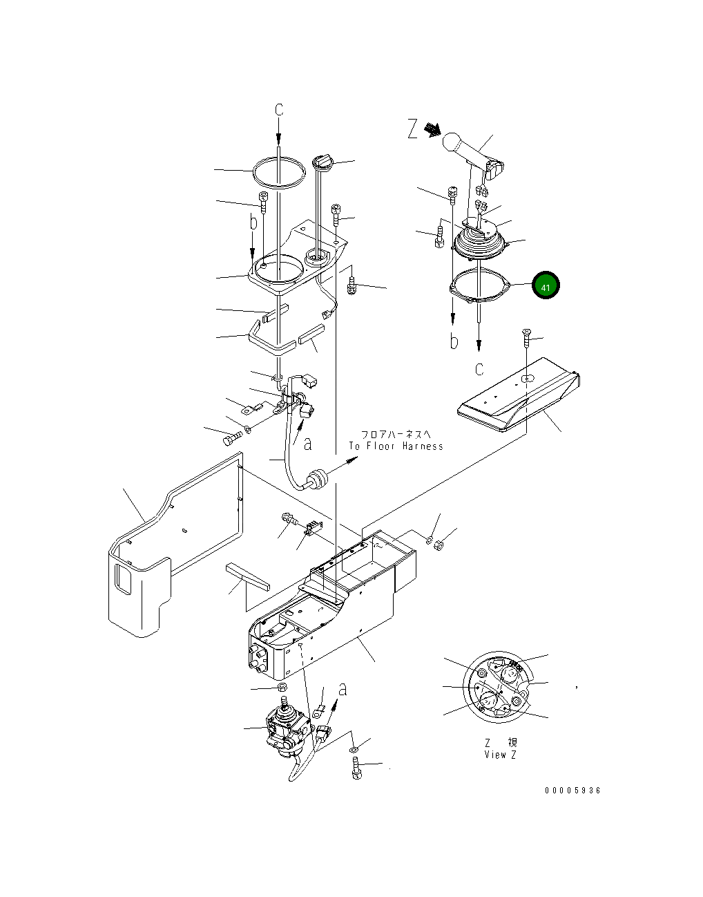 Крышка 14X-43-34341 Komatsu