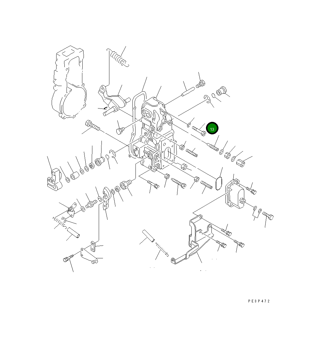 Болт DK029010-6850 Komatsu